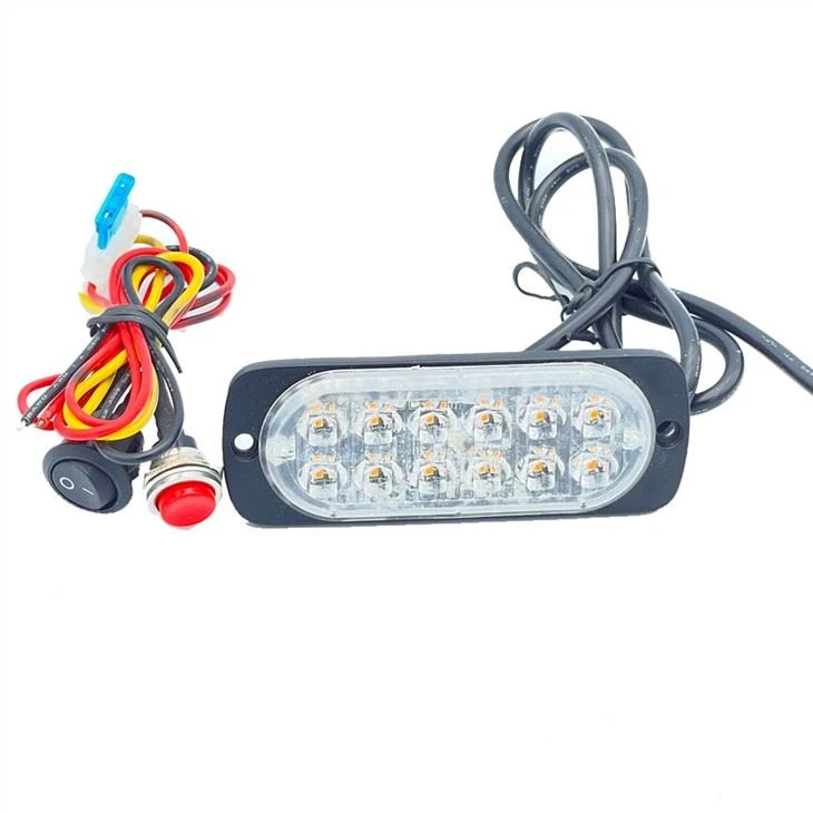 Car Truck Slim 12 LED Stroboskoplicht